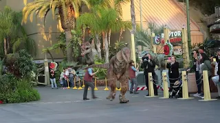 Universal studios Hollywood NEW Jurassic Park encounter : Jurassic Park 25th anniversary celebration