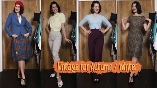 Autumn/Winter Vintage Haul & Try On ⎢VINTAGE TIPS & TRICKS