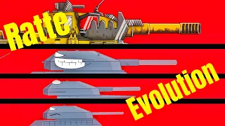 Evolution Ratte. Cartoons about tanks. Эволюция Ратте. Мультики про танки.