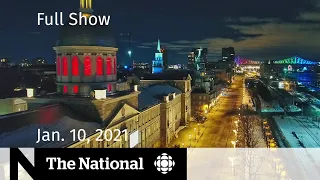 CBC News: The National | Quebec’s COVID-19 curfew takes effect; NHL on thin ice | Jan. 10, 2021