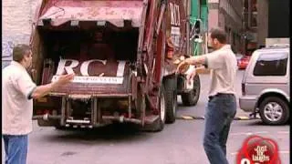 Keys into garbage truck prank