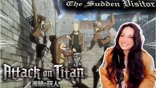 Anime newbie watches Attack on Titan | OVA "The sudden visitor" Review and Reaction