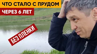 Без Пленки! Глиняный пруд.| Что стало с прудом из глины через 6 лет? Показываю этапы строительства.