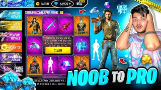 Free Fire Level 1 Noob Id😵‍💫 To Level Max Ultra Pro Id😍Luckiest Subscriber -Garena Free Fire