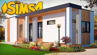 СТРОИМ УЮТНЫЙ СОВРЕМЕННЫЙ ДОМИК В ОАЗИС СПРИНГС В СИМС 4!  - The Sims 4 House Build No CC