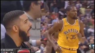 Kevin Durant Shocks Raptors With UNREAL Clutch 3 Point Shots To Force Overtime!