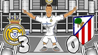 3-0! Real Madrid vs Atletico Madrid - RONALDO HAT-TRICK! (442oons Parody)