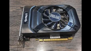 Видеокарта Palit GeForce GTX 1050 StormX 2GB GDDR5 (NE5105001841-1070F)