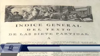 Noticiero Judicial: Historia detrás de los libros "Las siete partidas"