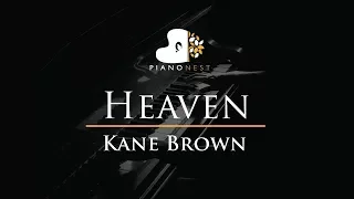 Kane Brown - Heaven - Piano Karaoke / Sing Along / Cover with Lyrics