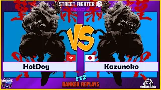 Street Fighter 6 - HotDog (akuma) VS Kazunoko (akuma) *** Masterz TV