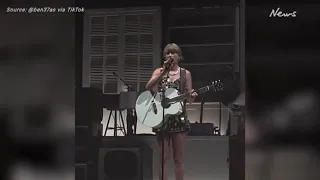 Taylor Swift makes surprise appearance at The 1975 concert