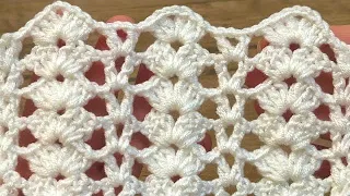 So Easy and Simple! How to Crochet for beginners / Crochet baby blanket, Tunic, Shawl