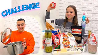 Настя і Саша ЧЕЛЛЕНДЖ їжа різних країн світу Challenge My little Nastya