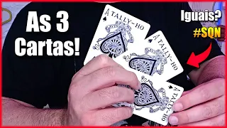 Mágica das 3 CARTAS | Melhor Versão de Todas!