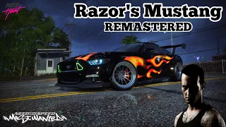 Razor's Mustang REMASTERED! - Need For Speed Heat - NFS Most Wanted Showcase #1