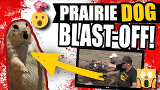 BYE-BYE PRAIRIE DOG!  Pigman Blasts Off in Wyoming!