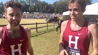 Harvard’s three All-Americans: Graham Blanks, Matthew Pereira, and Acer Iverson talk at 2021 NCAA XC