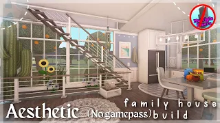 20K!! BLOXBURG: AESTHETIC FAMILY HOUSE BUILD (2-STORY), NO GAMEPASS !!