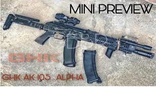 MINI Preview | GHK AK 105 ALPHA | Upgrade parts