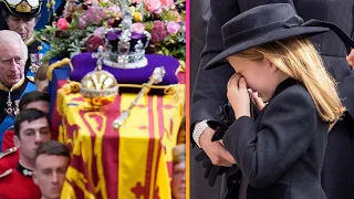 Princess Charlotte Cries at Queen Elizabeth's Funeral