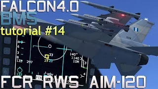 Falcon 4 BMS 4.33 Tutorial 14 using FCR in RWS mode with AIM-120 AMRAAM