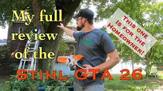 My full review of the Stihl GTA 26 garden pruner !