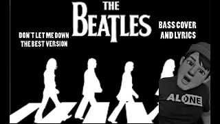 The Beatles - Don't Let Me Down - 2020 2021 PLAY ALONG TAB + SCORE