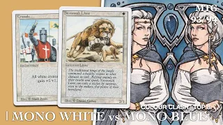Mono White vs Mono Blue, Ep3. Colour Clash, Old School Magic the Gathering - MTG 93/94 | 706