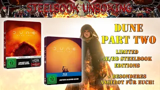 Unboxing - DUNE - PART TWO - 2D & 4K Steelbooks