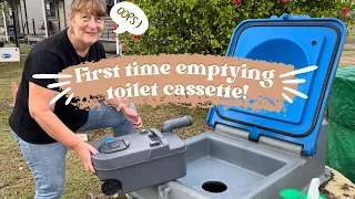 Step-by-Step Tutorial: Emptying the Toilet Cassette for the First Time | Jayco RM19