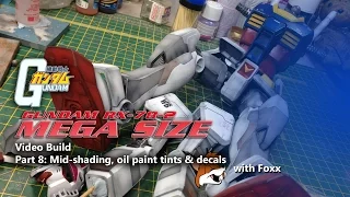 MEGA SIZE Gundam RX-78-2 Part 8: More Painting & Decals