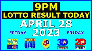 9pm Lotto Result Today April 28 2023 (Friday)