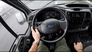 2003 Ford Transit [2.0 TD 80HP] |0-100| POV Test Drive #1054 Joe Black