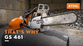 STIHL GS 461 | The new concrete cutter | That's why