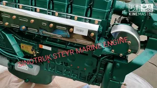 Sinotruk marine engine static display