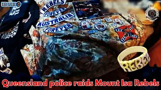 Rebels bikies raided by Queensland police in Mount Isa