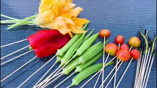 HOW TO MAKE VEGETABLE BOUQUET / VEGETABLES BOUQUET