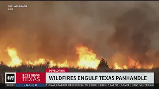 Wildfires engulf Texas panhandle