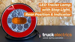 LED Trailer Lamp with Neon Effect - Stop Light / Rear Position / Indicator