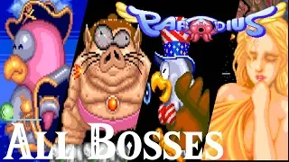 Parodius Da! (PC-Engine) // All Bosses