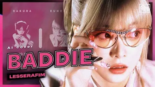 [AI COVER] How would LESSERAFIM sing ‘BADDIE’ by IVE // collab w/ @seulgisun