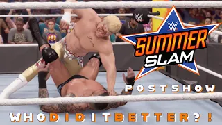 WWE 2K22 Universe Mode | Summerslam Post Show! Who Did It Better?!