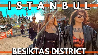 Istanbul 2023 Besiktas District Walking tour 27 March | 4K ULTRA HD 60FPS | RAMADAN IN ISTANBUL