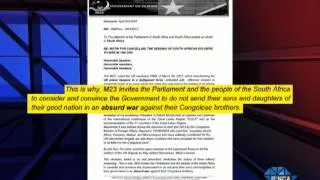 M23 warn SA against "absurd" war