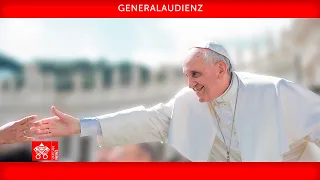 Generalaudienz 29. Mai 2024 Papst Franziskus