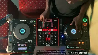 Scratch Dj Freestyle with Cdjs and Numark Scratch Mixer - Dj Obonke