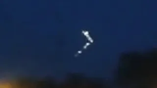 UFOs flying over Lake Michigan in Chicago