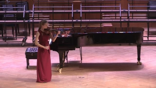 Inna Yakusheva plays The Red Violin Caprices for solo violin by John Corigliano
