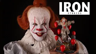 Unboxing One of my Favorite Pennywise Action Figures! Iron Studios Pennywise Deluxe Art Scale 1/10